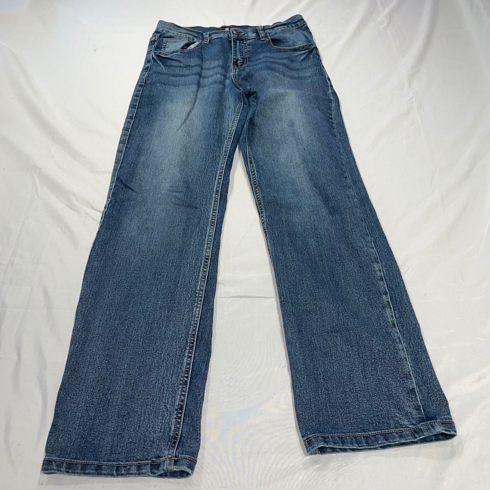 Silver Jeans Co Garret Straight Leg Medium Wash Denim Jeans Size 16 GARRET1140